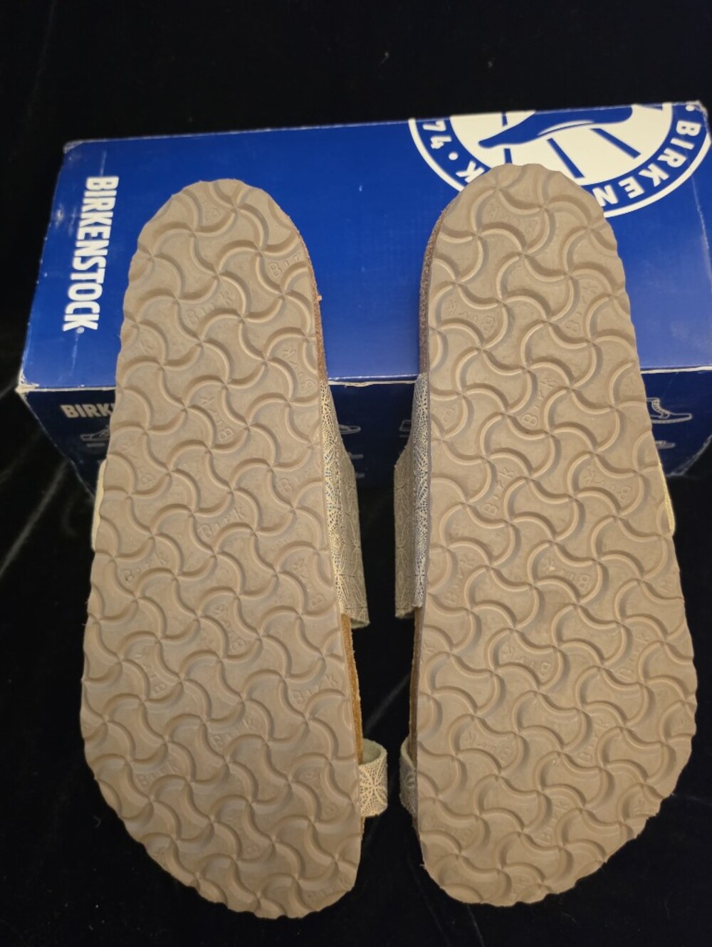 RARE! Birkenstock Women’s Hex Blue Miramar Big Buckle Sandals 42 Regular - Picture 3 of 5